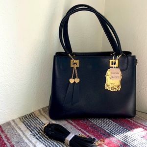Alyssa ,vegan,lead safe beautiful handbag,tote, with crossbody straps